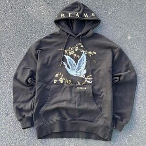 YoungLA Dreamer Crane & Cherry Blossom Hoodie Rare  Size medium
